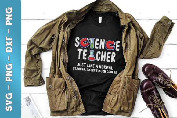 Science Teacher Just Like a Normal SVG