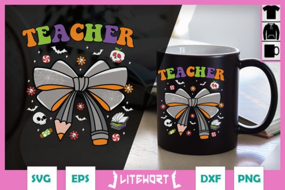 Teacher Mrs Smith Halloween SVG Graphics