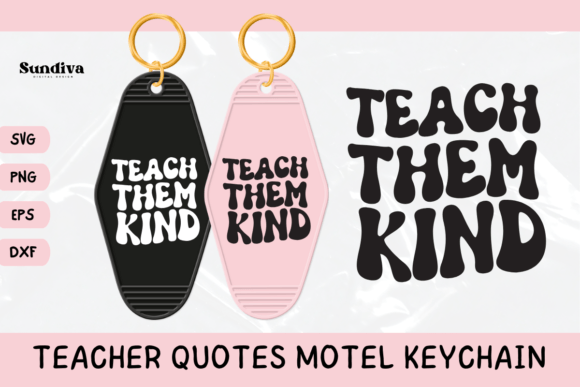 Teacher Sayings Motel Keychain SVG 1