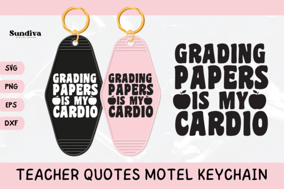 Teacher Sayings Motel Keychain SVG 13