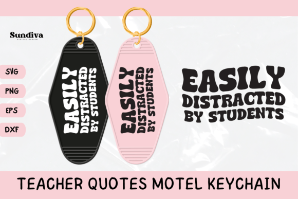 Teacher Sayings Motel Keychain SVG 6: Graphics and Crafts